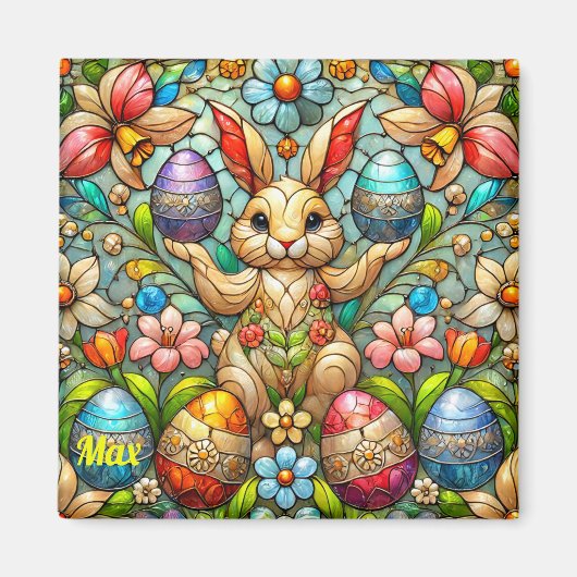 MAX ~ Osterhasen und Eier ~ Magnet (Vorne)