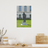 Max-Planck-Statue in Berlin Poster (Küche)