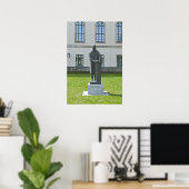 Max-Planck-Statue in Berlin Poster (Heimbüro)
