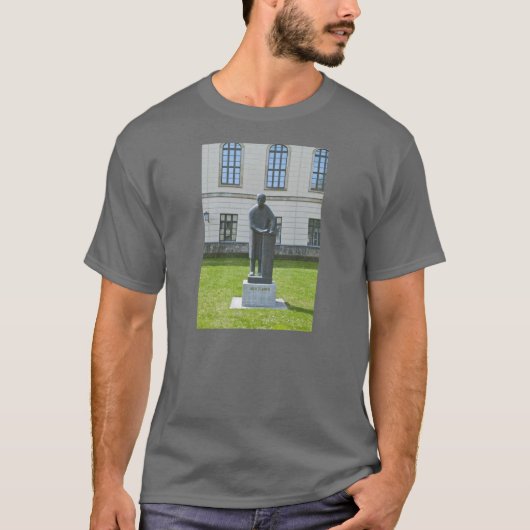Max-Planck-Statue in Berlin T-Shirt (Vorderseite)