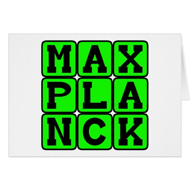 Max Planck, Theoretiker (Vorderseite (Horizontal))