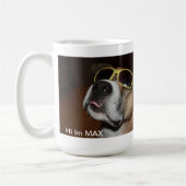 Max-SCHALE Schoßhund Kaffeetasse (Links)
