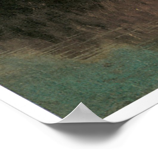 Max Schmitt in einem Single-Skull, 1871 Thomas Mor Poster (Ecke)