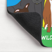 Max & Seine wilden Fans Mousepad (Ecke)