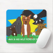 Max & Seine wilden Fans Mousepad (Mit Mouse)
