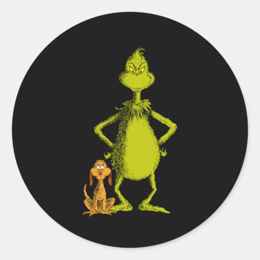 Max Stance Runder Aufkleber (Vorderseite)