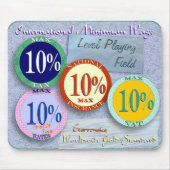 Max. Steuer 10 % Max. Mehrwertsteuer 10 % Max. NI  Mousepad (Vorne)