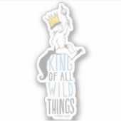Max | The King of All Wild Things - Blue Aufkleber (Vorderseite)