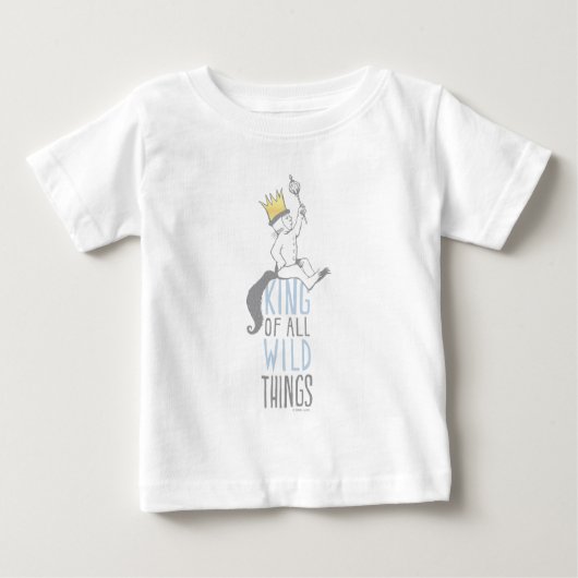 Max | The King of All Wild Things - Blue Baby T-shirt (Vorderseite)