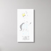 Max | The King of All Wild Things - Blue Leinwanddruck (Vorderseite)