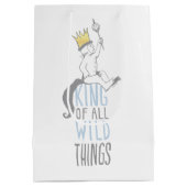 Max | The King of All Wild Things - Blue Mittlere Geschenktüte (Rückseite)
