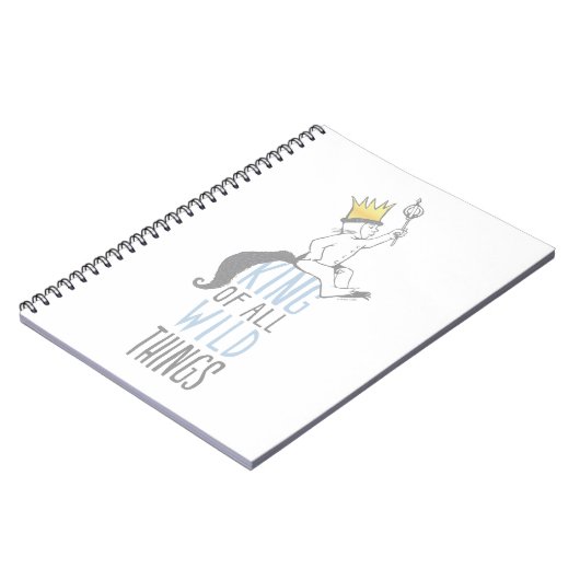 Max | The King of All Wild Things - Blue Notizblock (Linke Seite)
