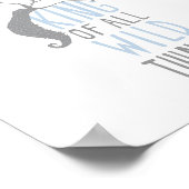 Max | The King of All Wild Things - Blue Poster (Ecke)