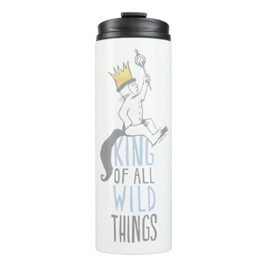 Max | The King of All Wild Things - Blue Thermosbecher (Vorderseite)