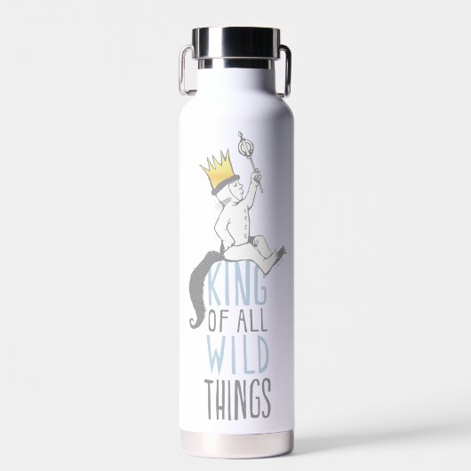 Max | The King of All Wild Things - Blue Trinkflasche (Vorne)