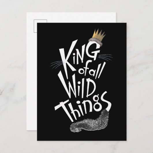Max | The King of All Wild Things Postkarte (Vorne/Hinten)