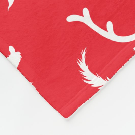 Max the Reindeer Silhouette Fleecedecke (Ecke)