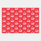 Max the Reindeer Silhouette Geschenkpapier Set (Vorderseite 3)