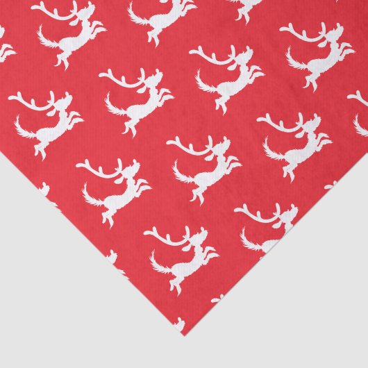 Max the Reindeer Silhouette Seidenpapier (Ausschnitt)