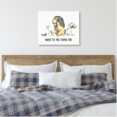 Max und die wilden Dinge spielen Leinwanddruck (Insitu (Schlafzimmer))