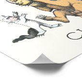 Max und die wilden Dinge spielen Poster (Ecke)