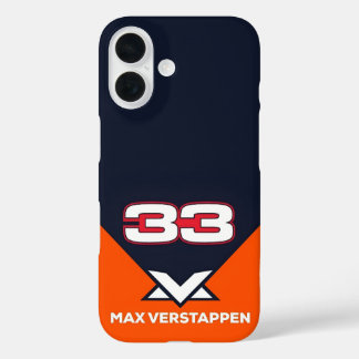 Max Verstappen 33 F1 Racing iPhone 16 Hülle