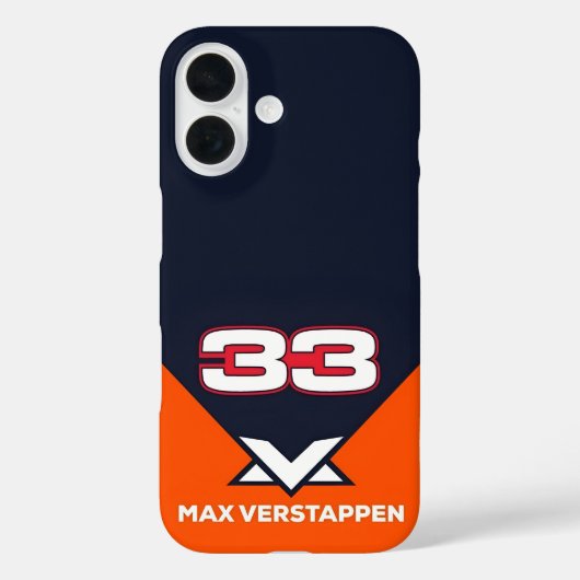 Max Verstappen 33 F1 Racing Case-Mate iPhone Hülle (Rückseite)