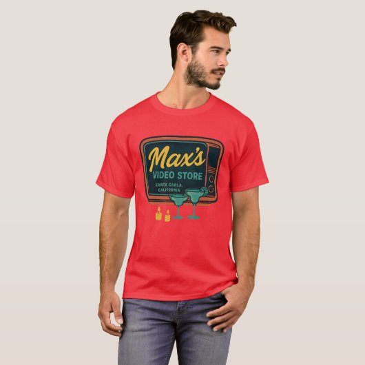 Max. Video-Store T-Shirt (Vorne ganz)