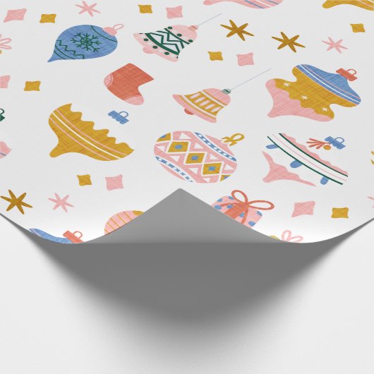 max. Weihnachtsweiß Geschenkpapier (Ecke)