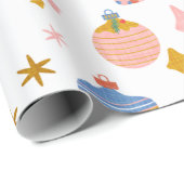 max. Weihnachtsweiß Geschenkpapier (Rolleneckpunkt)