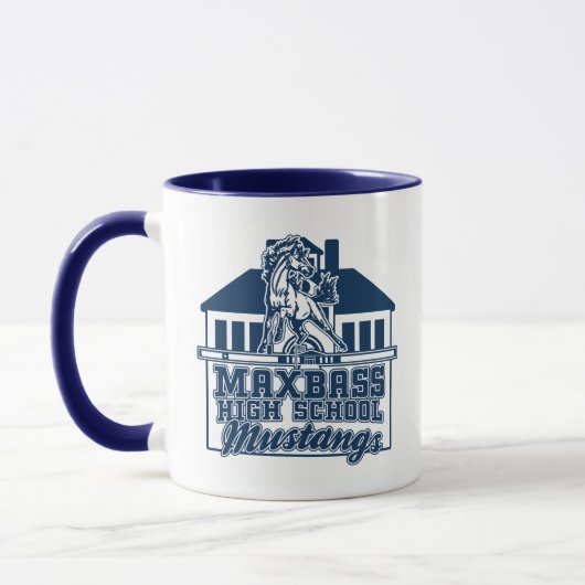 Maxbass Mustangs Schultage Tasse (Links)