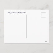 Maxbass Samstagabende Feiertagspostkarte (Rückseite)