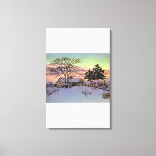 Maxfield Parrish - Afterglow Leinwanddruck (Vorderseite)
