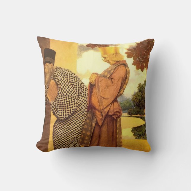 Maxfield Parrish art style Kissen (Vorderseite)
