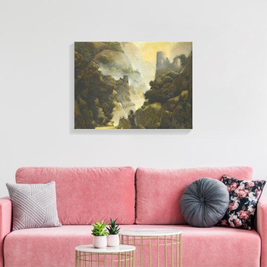 Maxfield Parrish Aucassin sucht nach Nicolette Leinwanddruck (Insitu (Wohnzimmer))