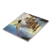 Maxfield Parrish das Dinky Vogel-Vintage Buch Fliese (Seite)