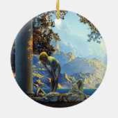 Maxfield Parrish Daybreak II Keramikornament (Hinten)
