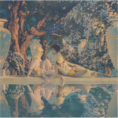 Maxfield Parrish Der Garten Allahs 1918 Fine Art Aufkleber (Vorderseite)