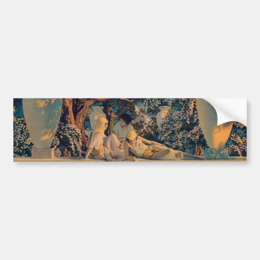 Maxfield Parrish Der Garten Allahs 1918 Fine Art Autoaufkleber (Vorne)
