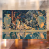 Maxfield Parrish Der Garten Allahs 1918 Fine Art Fensteraufkleber (Blatt 2)