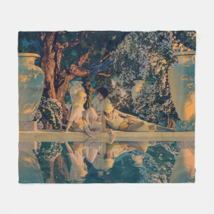 Maxfield Parrish Der Garten Allahs 1918 Fine Art Fleecedecke