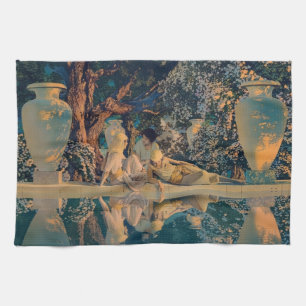Maxfield Parrish Der Garten Allahs 1918 Fine Art Geschirrtuch
