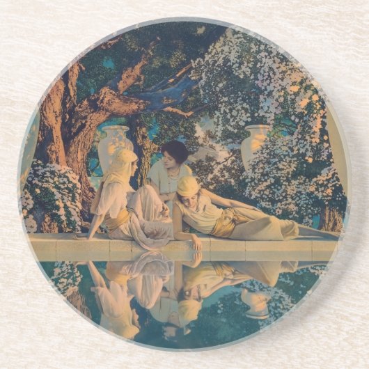 Maxfield Parrish Der Garten Allahs 1918 Fine Art Getränkeuntersetzer (Vorne)
