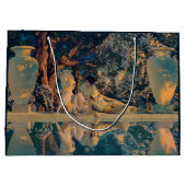 Maxfield Parrish Der Garten Allahs 1918 Fine Art Große Geschenktüte (Rückseite)