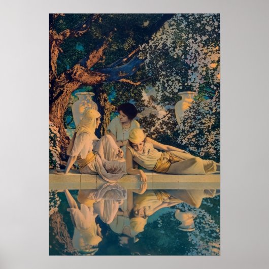 Maxfield Parrish Der Garten Allahs 1918 Fine Art Poster (Vorne)