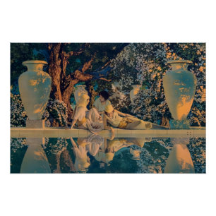 Maxfield Parrish Der Garten Allahs 1918 Fine Art Poster