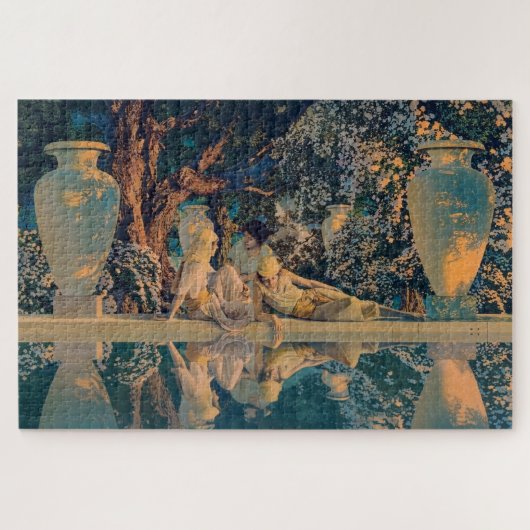 Maxfield Parrish Der Garten Allahs 1918 Fine Art Puzzle (Horizontal)