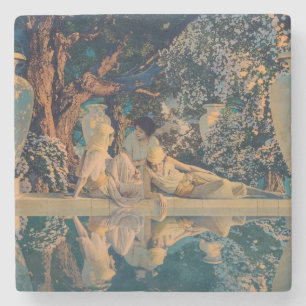 Maxfield Parrish Der Garten Allahs 1918 Fine Art Steinuntersetzer