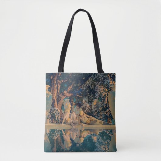 Maxfield Parrish Der Garten Allahs 1918 Kunstwerk Tasche (Vorderseite)