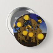 Maxfield Parrish Die Laternen Träger 1908 Vintage Button (Vorne & Hinten)